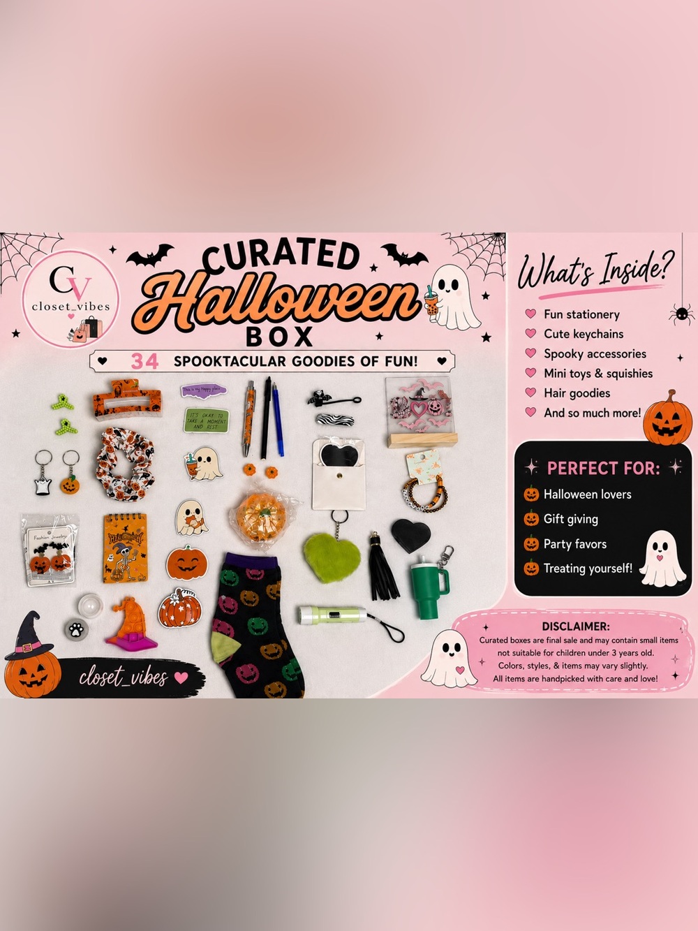 Curated Halloween Gift Box Spooky Cute Boo Basket 👻